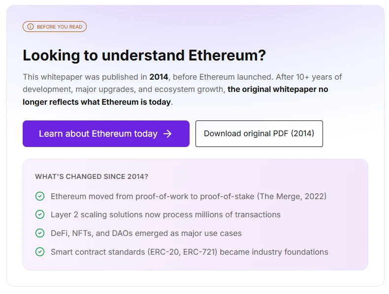 Ethereum white paper