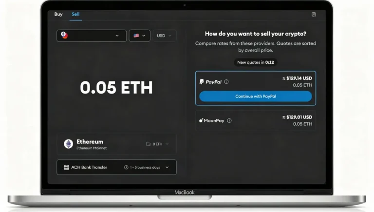 How to sell Ethereum