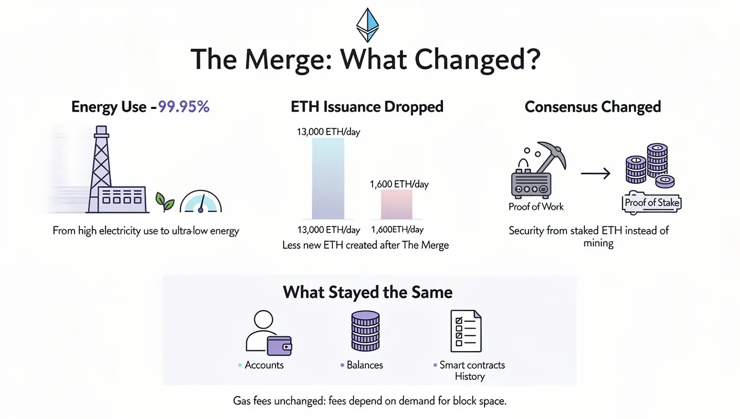 What changed after The Merge