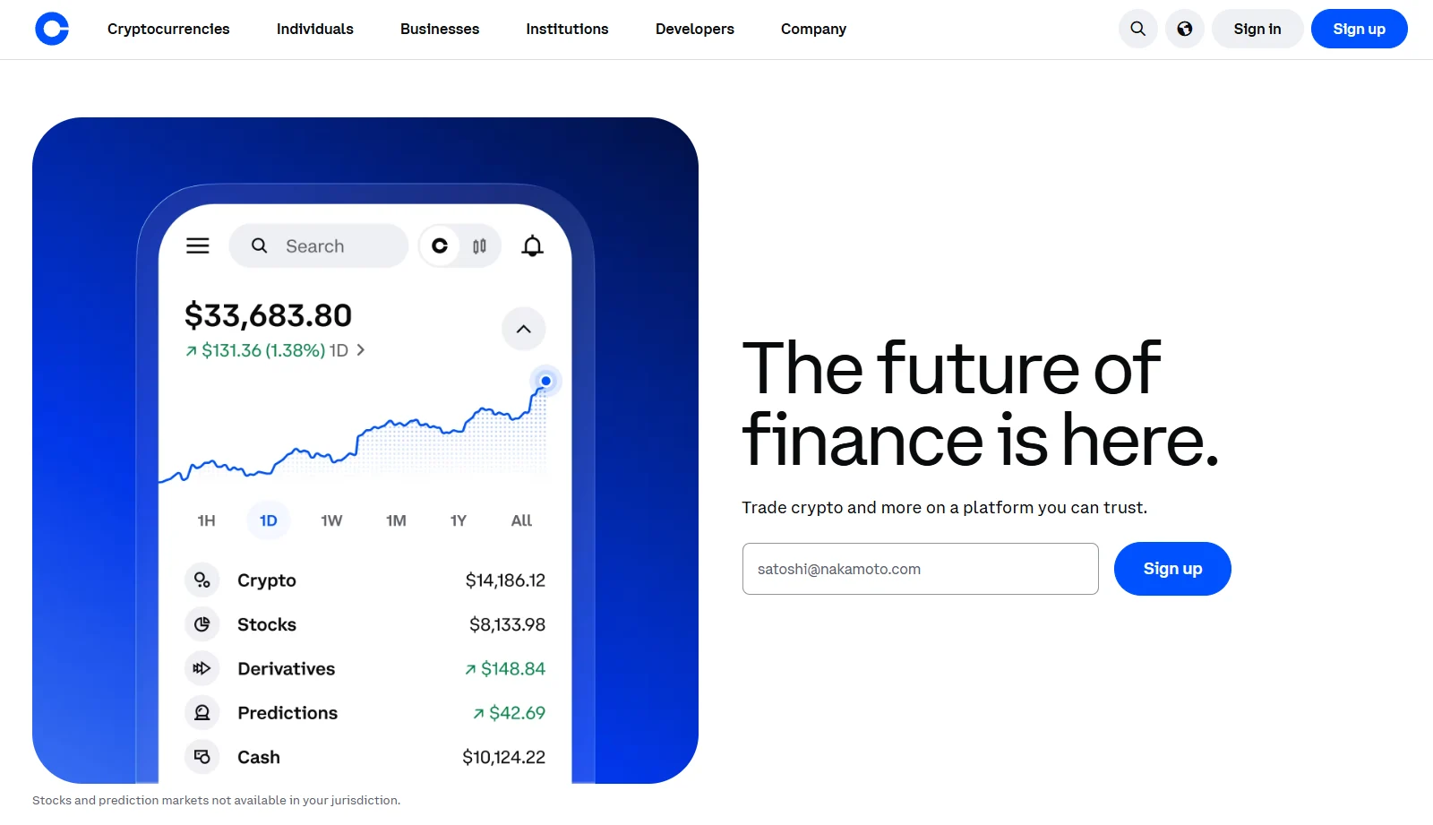 choose a crypto exchange Coinbase
