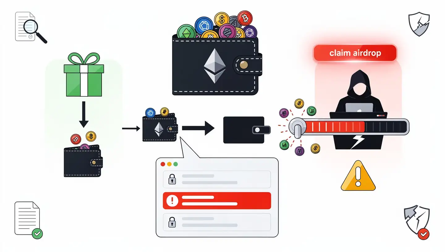 Fake airdrops and malicious token approvals