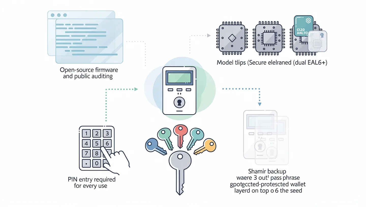 How Trezor protects your keys