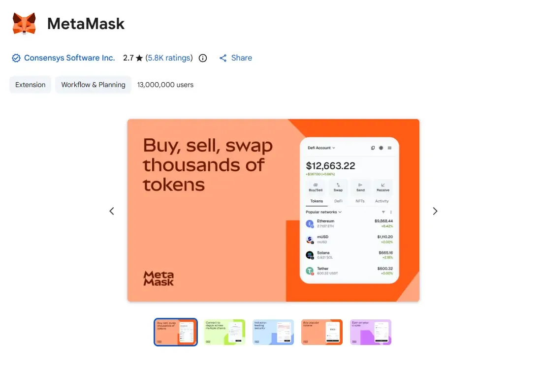 How to install MetaMask