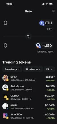 How to swap tokens in MetaMask