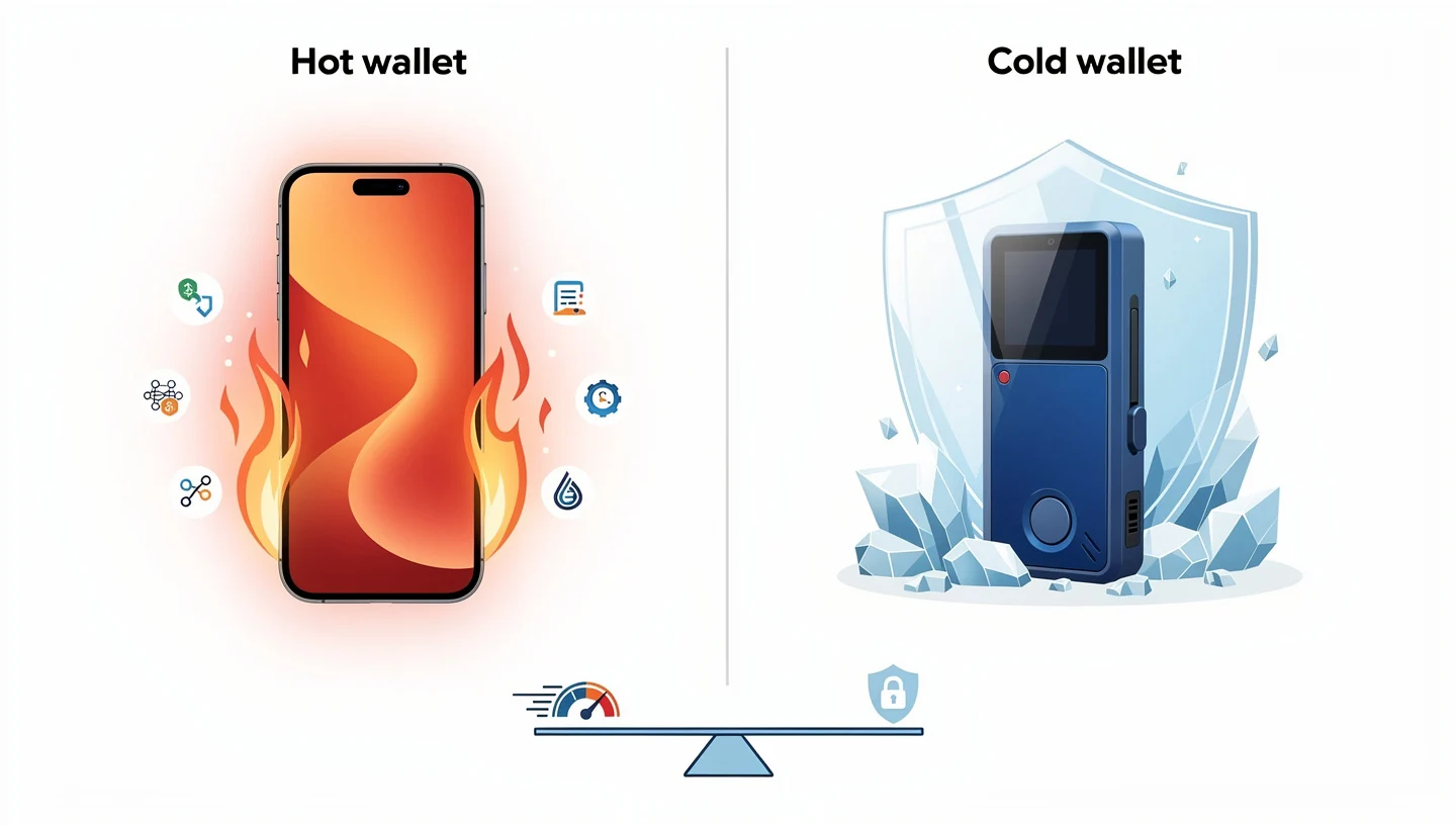Hot wallets vs cold wallets